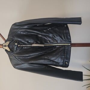 Cole Haan Signature Faux Leather Jacket
